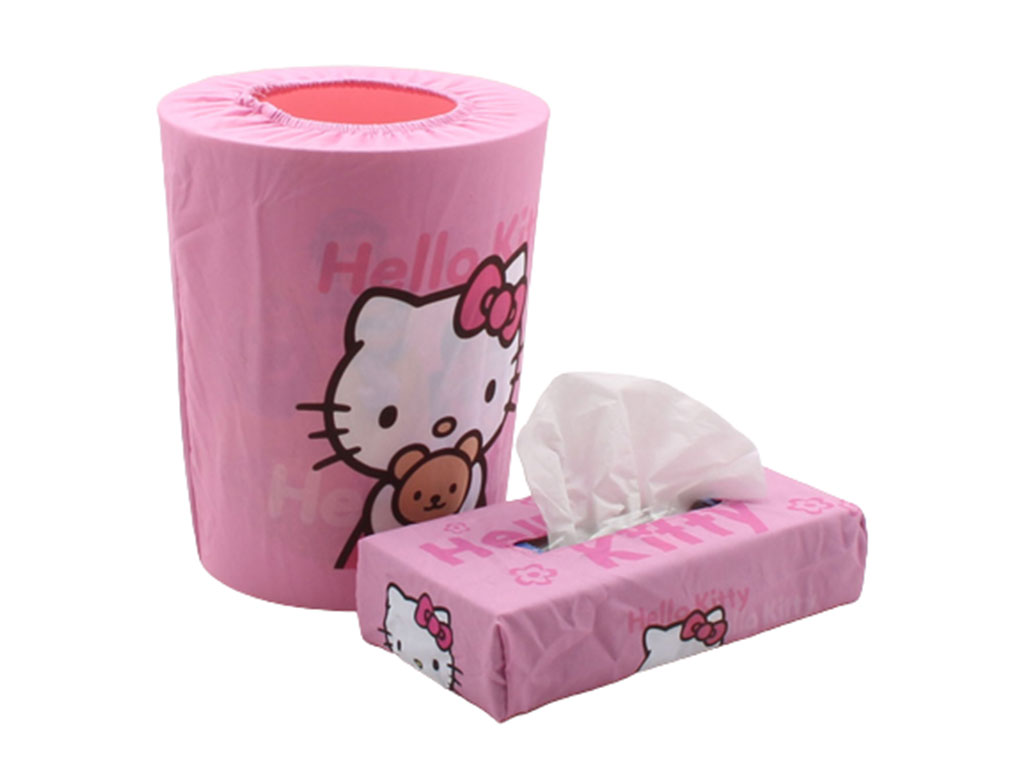 روکش سطل و دستمال هلوکیتی Hello Kitty