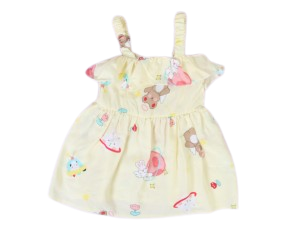 پیراهن نوزادی دخترانه نخی bamshi