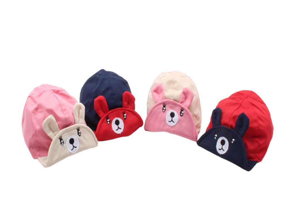 کلاه لبه دار خرسی (12-6 ماه)