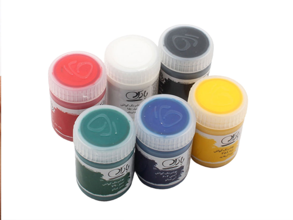 گواش 6 رنگ پارس