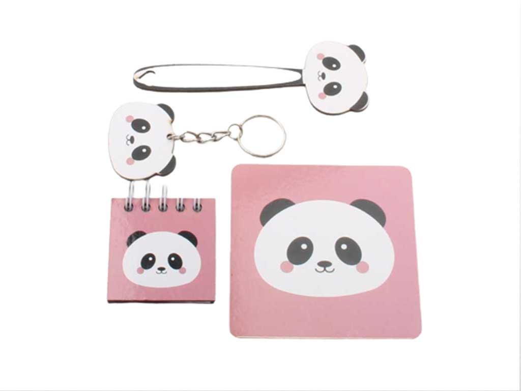 ست دفترچه، بوک مارک، زیر لیوانی، و جاسوئیچی (دارای تنوع طرح)