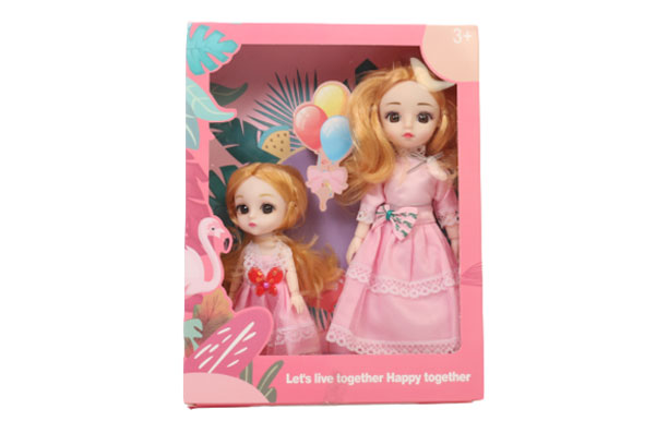 عروسک مفصلی دو عددی مادر و دختر