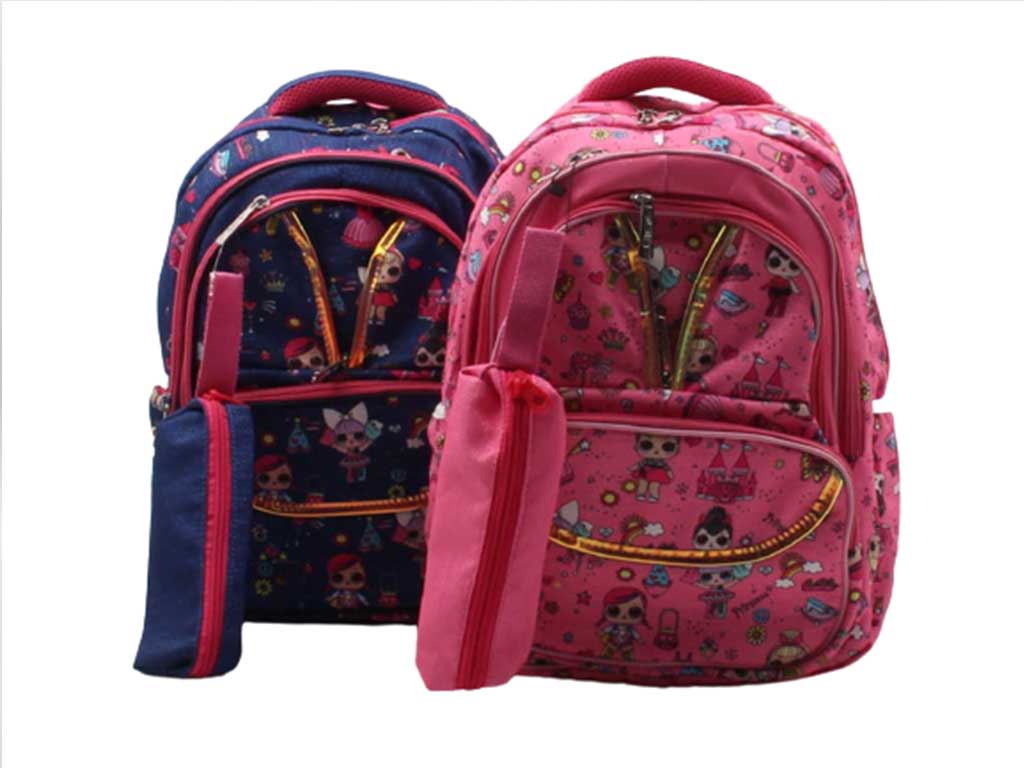 کوله پشتی و جامدادی اکلیلی LOL