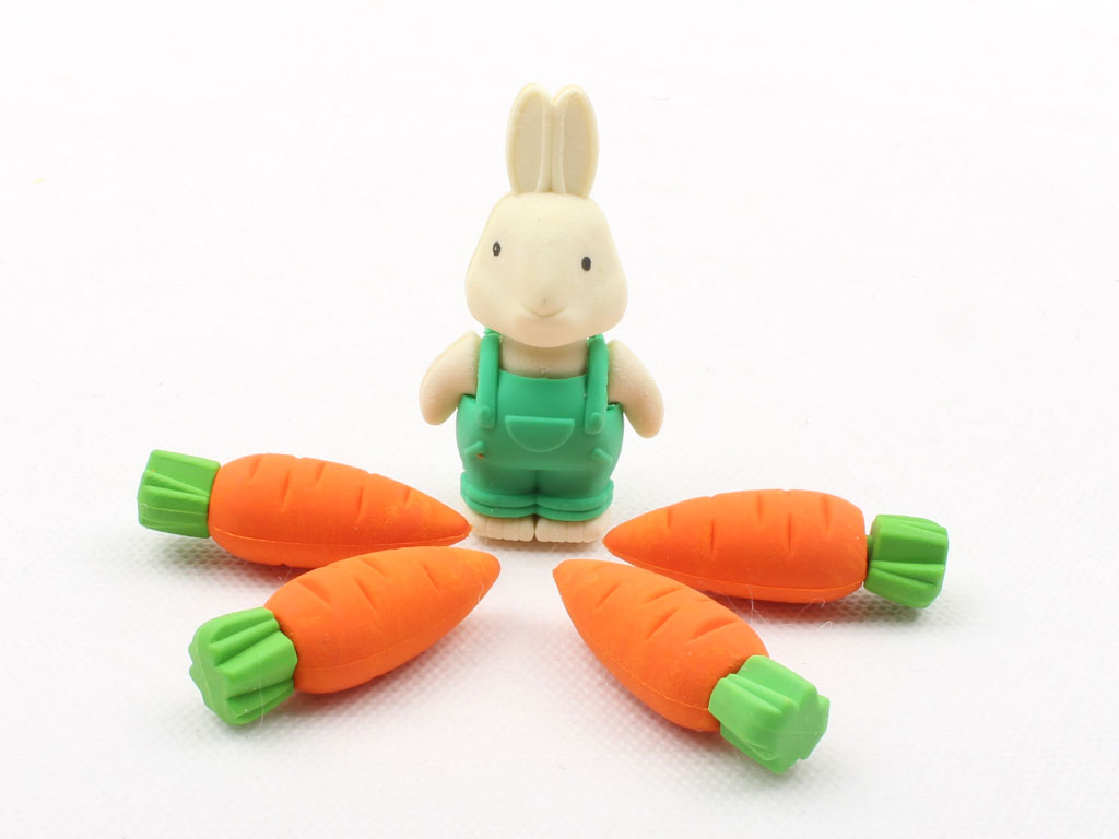 پاک کن خرگوش و هویج (5 عددی)