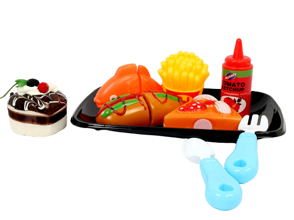 ست 13 تکه فست فود برشی اسباب بازی