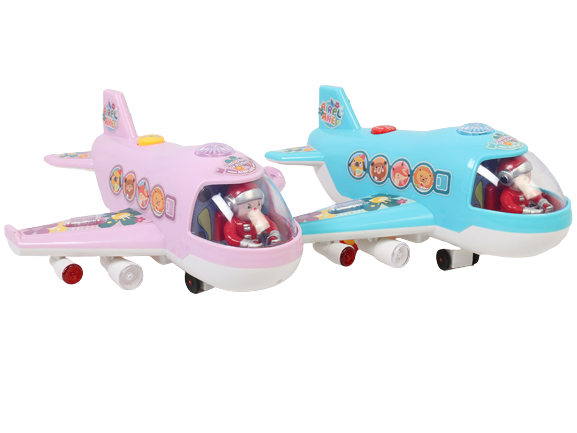 هواپیمای مسافربری موزیکال و چراغدار اسباب بازی