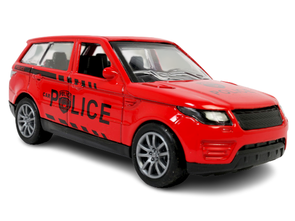 ماشین پلیس عقب کش فلزی اسباب بازی