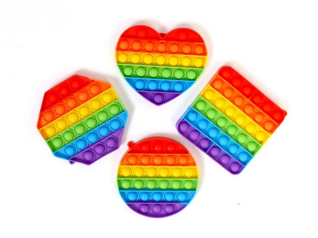 فیجت ضد استرس مدل پاپ ایت طرح اشکال هندسی