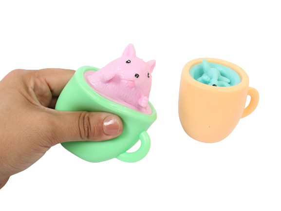 فیجت ضد استرس طرح سنجاب بازیگوش فنجانی