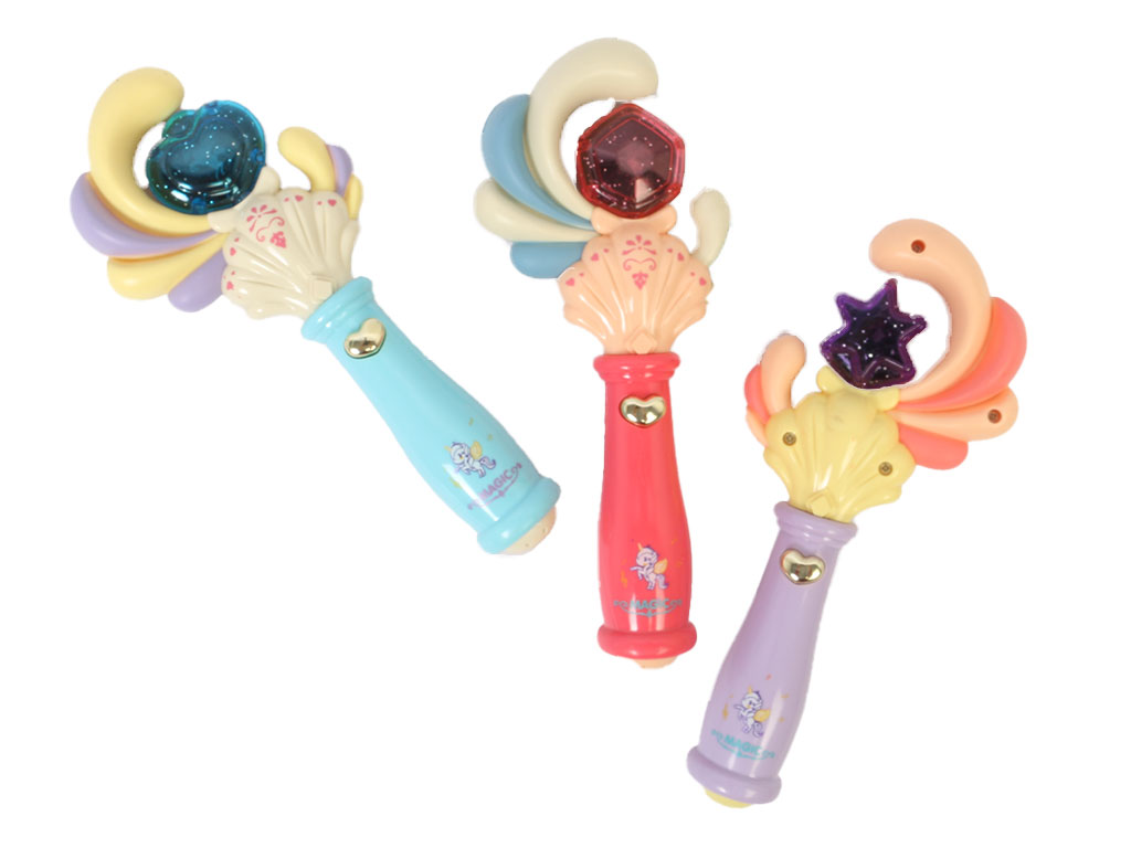 عصای جادویی موزیکال و چراغدار اسب تک شاخ