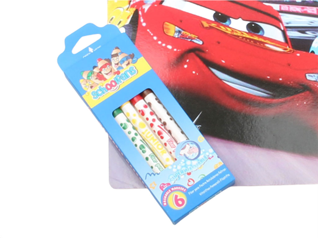 ماژیک 6 رنگ School Fans