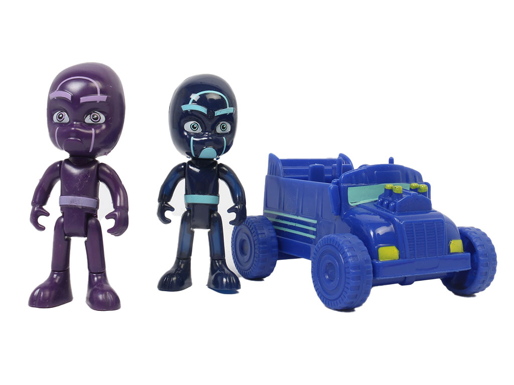 فیگور و ماشین گروه شب نقاب  پی جی ماسک ست سه عددی