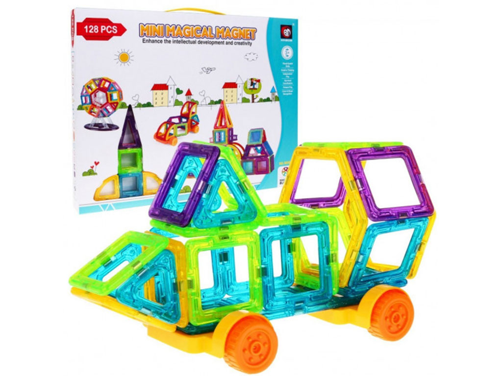 لگو مگ 128 تکه مغناطیسی