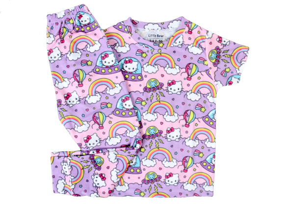 تیشرت و شلوار راحتی دخترانه طرح هلوکیتی little bear