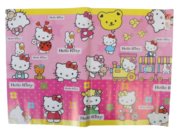 کاغذ کادو دخترانه طرح کیتی