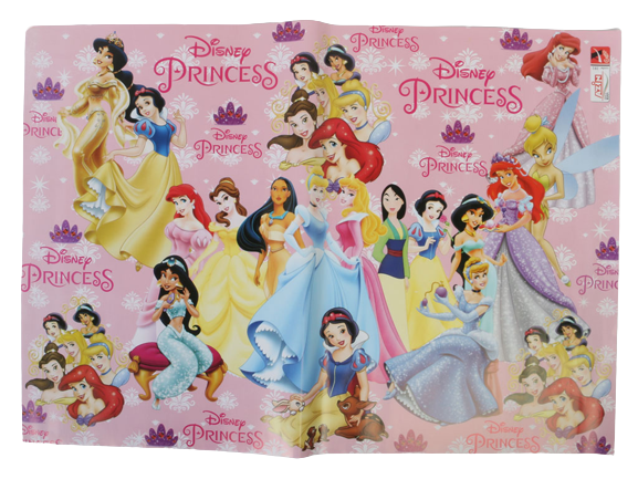 کاغذ کادو دخترانه طرح پرنسس های دیزنی