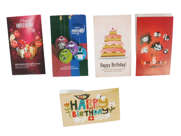 کارت پستال تبریک تولد 5 عددی