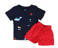 تیشرت  و شلوارک carters