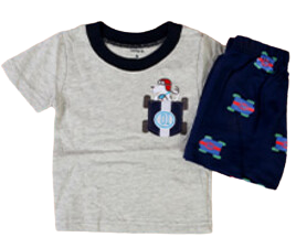 تیشرت و شلوارک کارترز carters