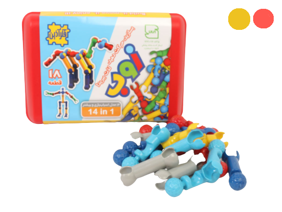 بازی ساختنی زوب 18 قطعه فکرآذین