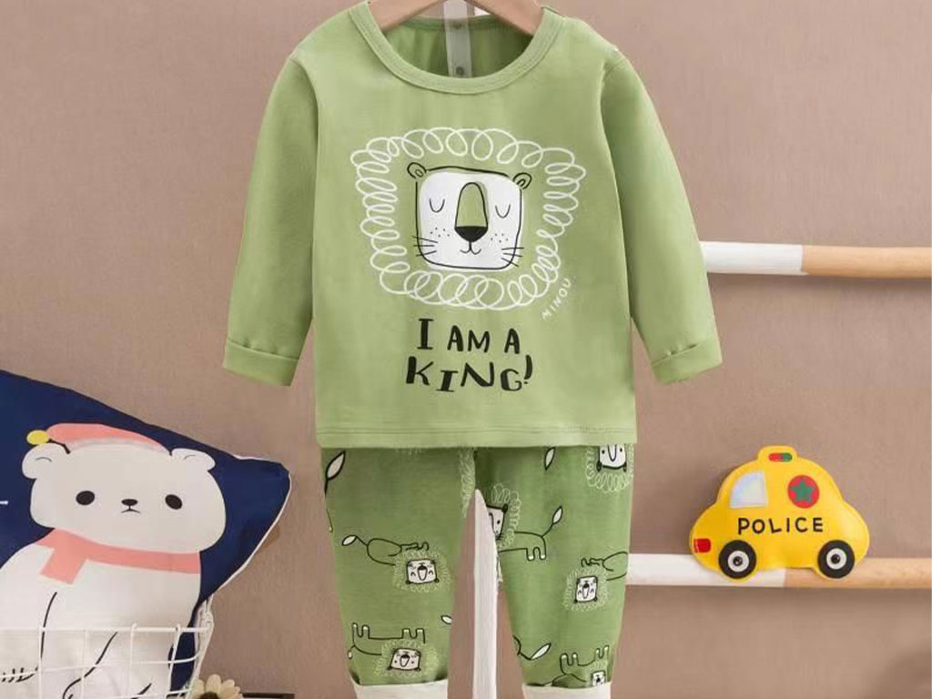 بلوز و شلوار راحتی پسرانه طرح شیر