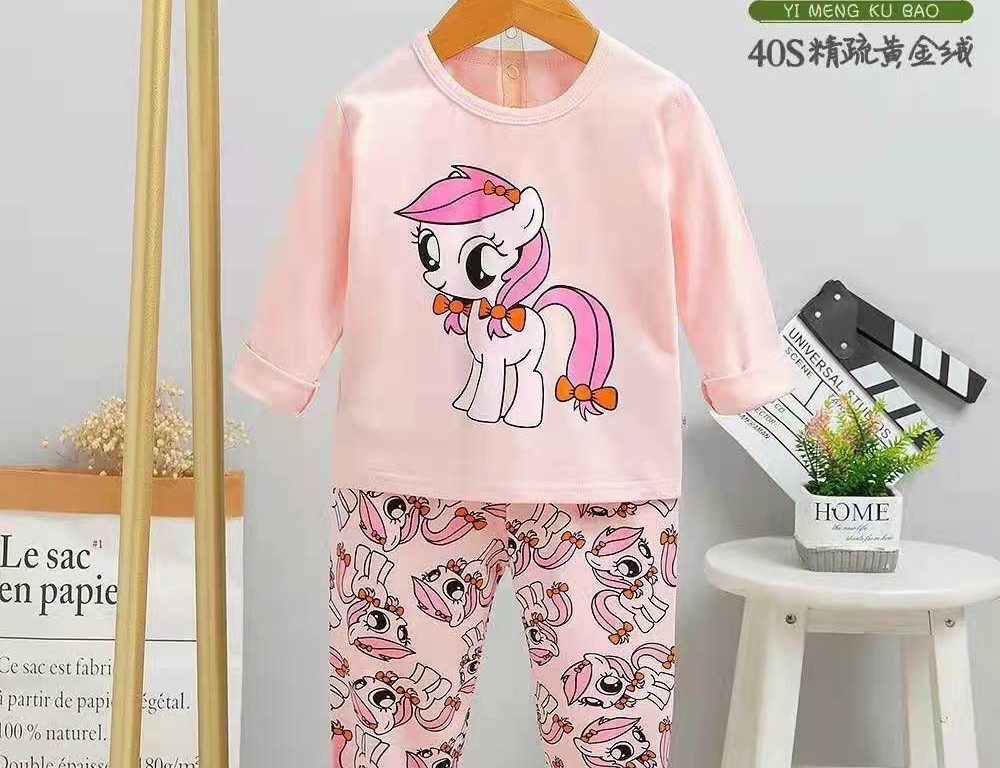 بلوز و شلوار راحتی دخترانه طرح پونی