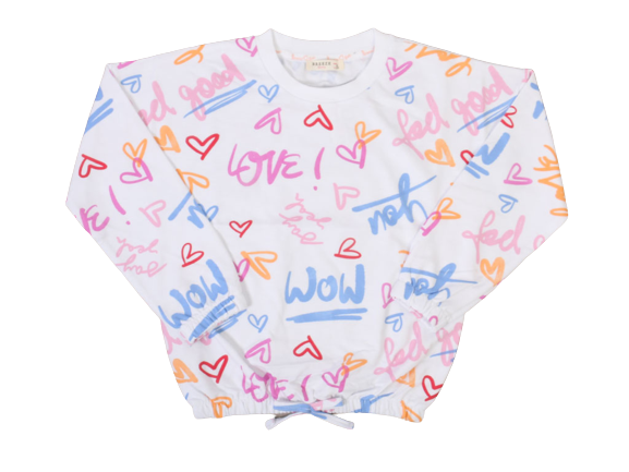 بلوز کراپ دخترانه گت دار بریز breeze