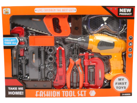 ست ابزار اسباب بازی 19 قطعه