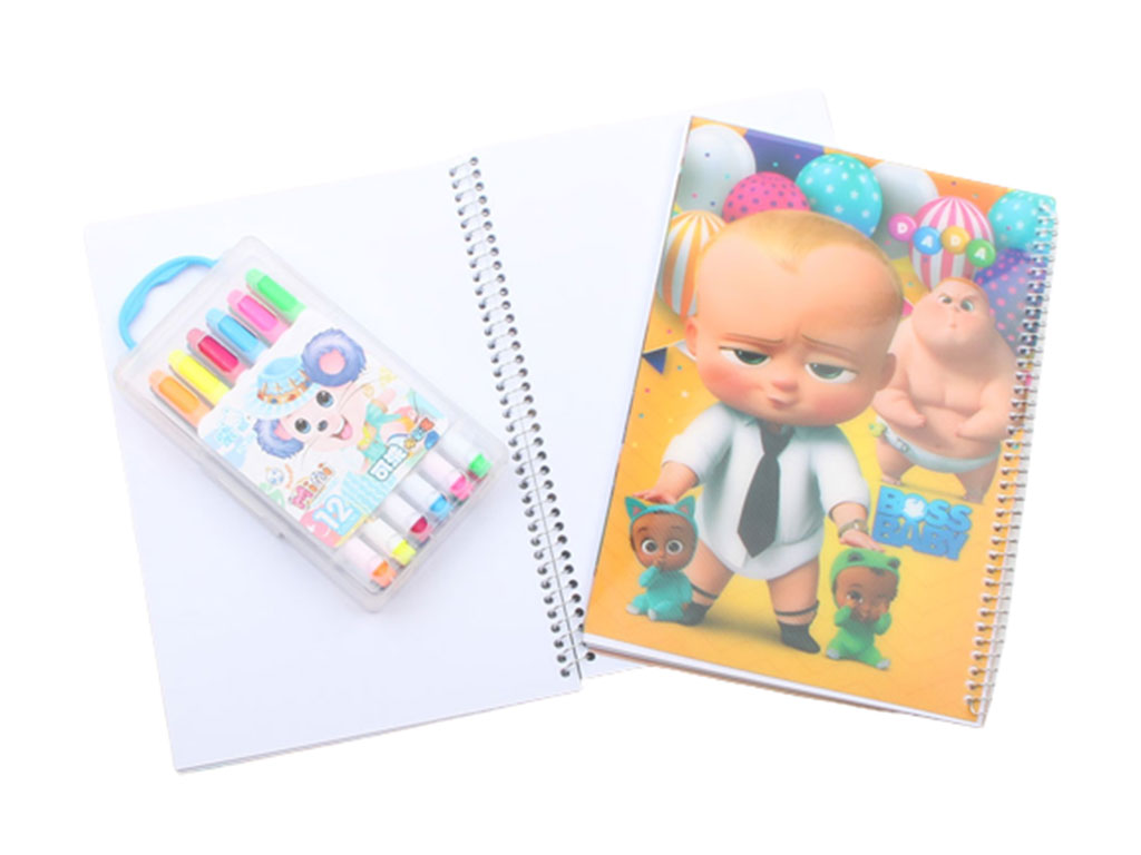 دفتر نقاشی سیمی 50 برگ (تنوع طرح)