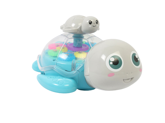 لاک پشت چرخ دنده ای موزیکال اسباب بازی