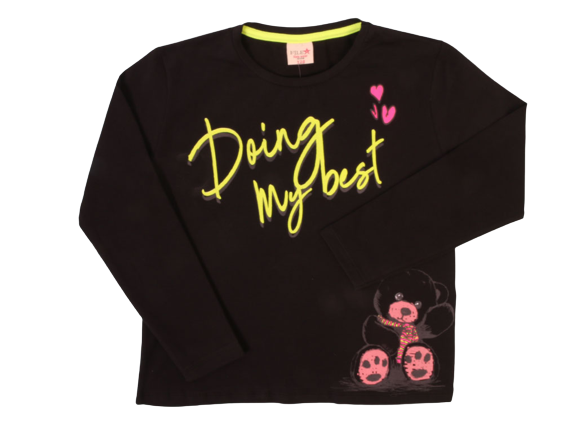 بلوز کراپ دخترانه پشت طرحدار فیلکس filex