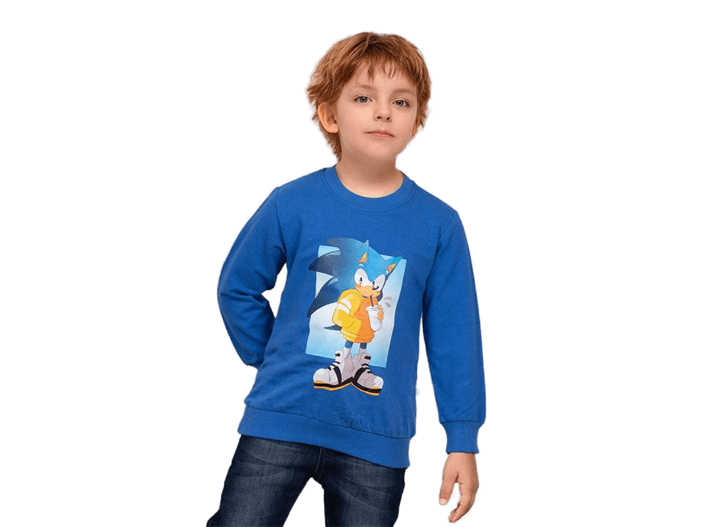 بلوز پسرانه طرح سونیک پازل puzzle