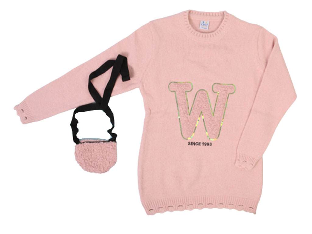 تونیک و کیف بافت دخترانه سی ام سی cmc