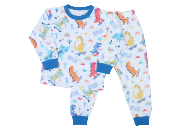 بلوز و شلوار راحتی پسرانه طرح دایناسور کیدومکس kido max