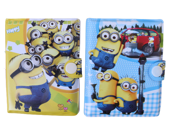 دفترچه یادداشت دکمه دار و خودکار فانتزی