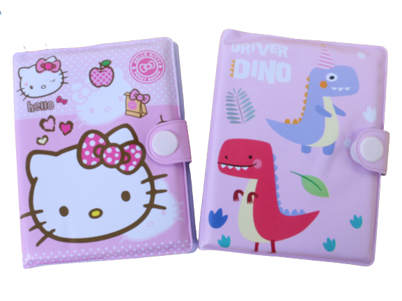 دفترچه یادداشت دکمه دار و خودکار فانتزی