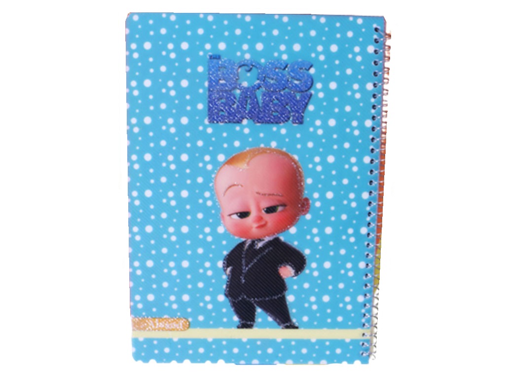 دفتر مشق سیمی 50 برگ با جلد فانتزی اکلیلی الوند