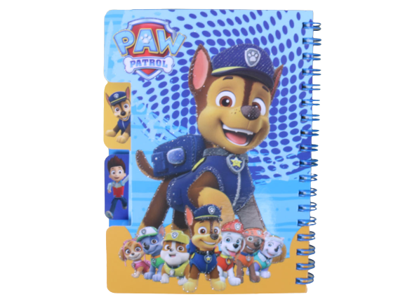 دفترچه یادداشت سیمی فانتزی با جلد اکلیلی دارای دیوایدر