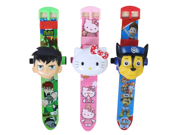 ساعت مچی دیجیتال و پروژکتوری شخصیت های کارتونی