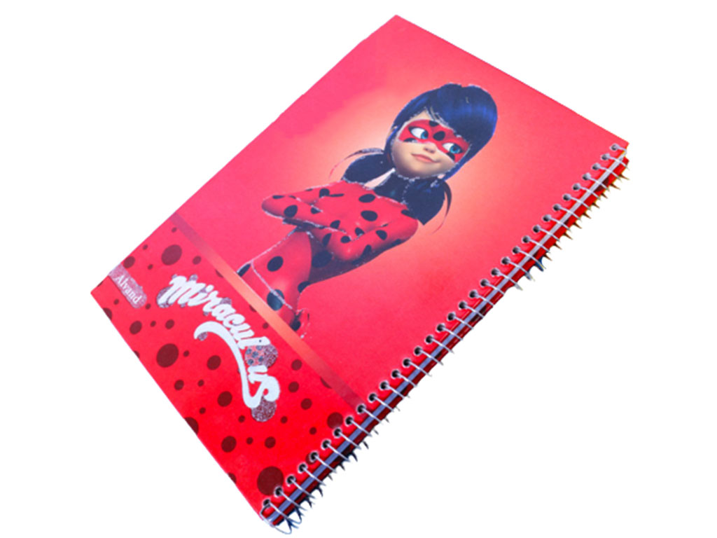 دفتر نقاشی سیمی 50 برگ با جلد فانتزی اکلیلی الوند