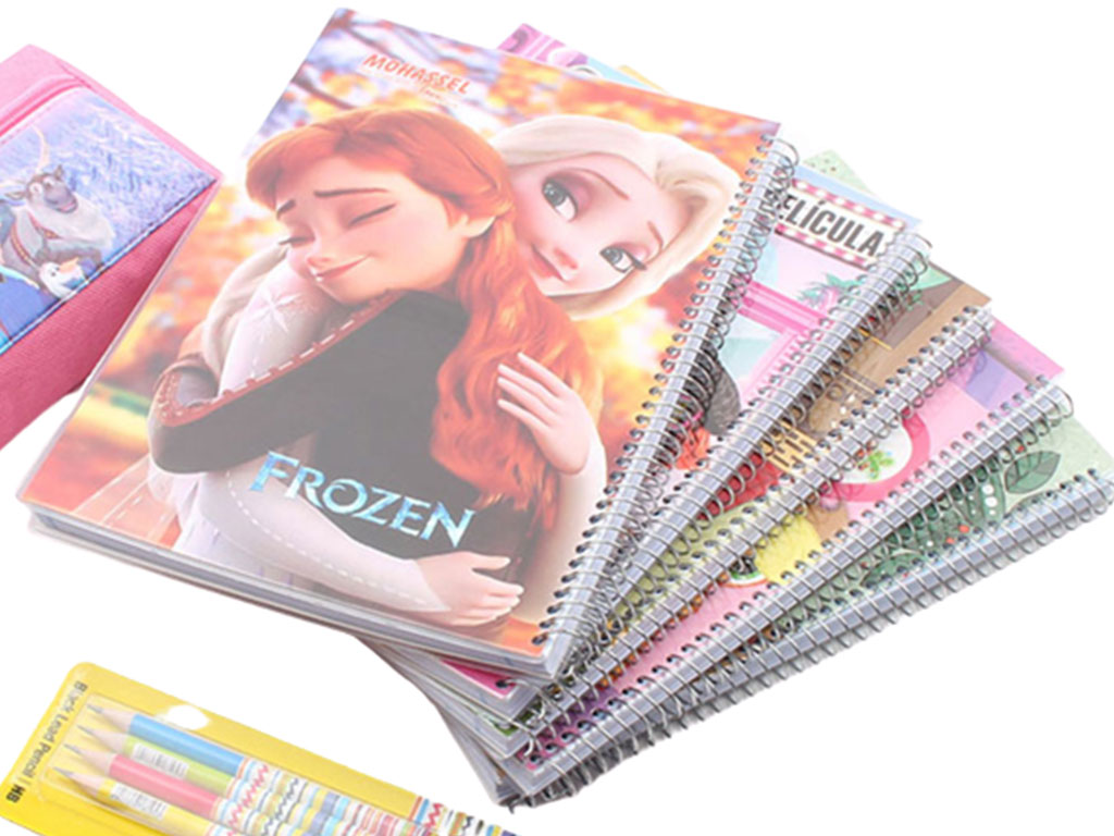 دفتر مشق سیمی 80 برگ جلد دار محصل