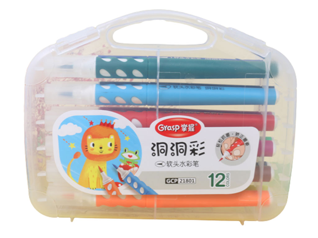 ماژیک رنگ آمیزی 12 رنگ کیفی گراسپ  grasp