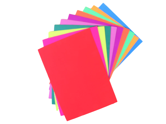 مقوای جاگورتا (موج دار) 10 رنگ