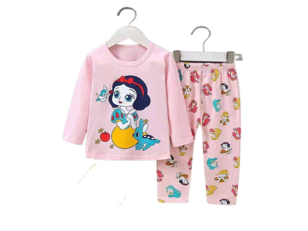 بلوز و شلوار راحتی دخترانه طرح سفید برفی