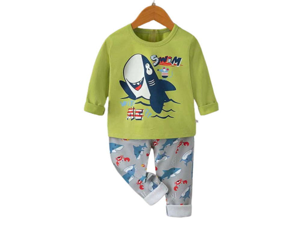 بلوز و شلوار راحتی پسرانه طرحدار