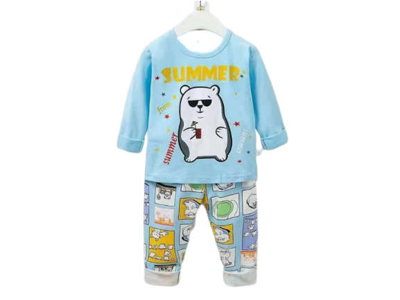 بلوز و شلوار راحتی پسرانه طرحدار