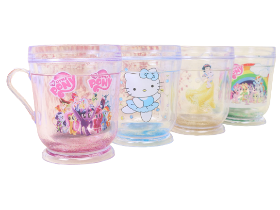 لیوان آکواریومی فانتزی دخترانه