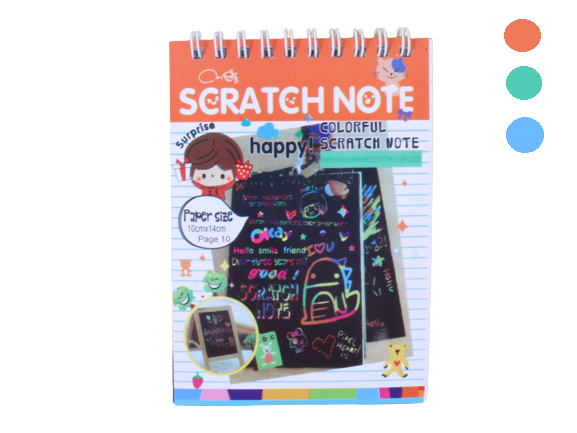 دفترچه نقاشی مدل جادویی همراه با مداد