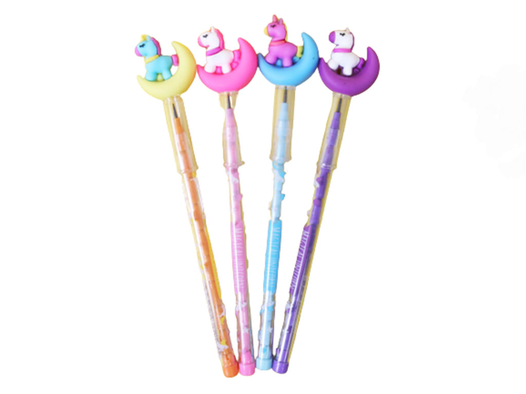 مداد فشنگی دخترانه فانتزی اسب تک شاخ یونیکورن