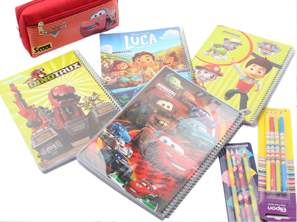 دفتر مشق سیمی 80 برگ جلد دار  محصل